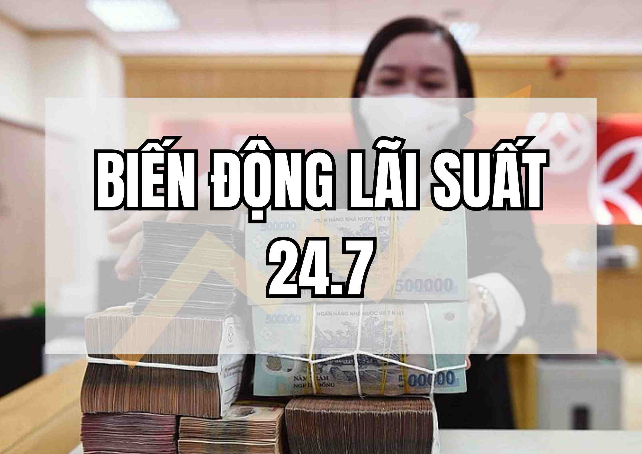 Biến động lãi suất 24.7: Ngân hàng ồ ạt tăng lãi liên tiếp